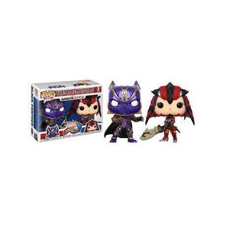 Funko Pop! Black Panther Vs Monster Hunter 2 Pack