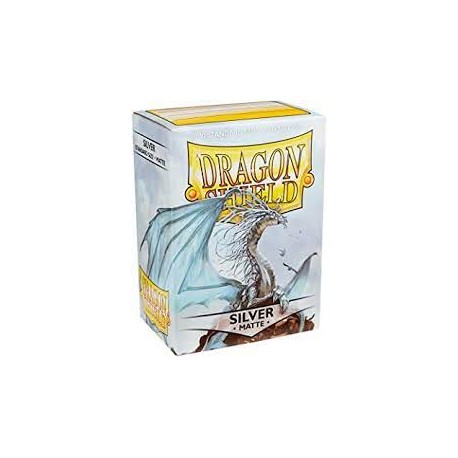 Dragon Shield Matte - Silver (100) in box