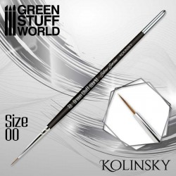 Pincel Kolinsky - Silver Series #00