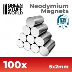 Imanes Neodimio5x2mm Neodymium Magnets